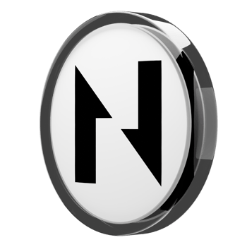 Nervos Network ,CKB Glass Crypto Coin 3D Illustration png