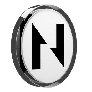 Nervos Network ,CKB Glass Crypto Coin 3D Illustration png
