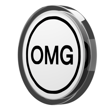 OMG Network ,OMG Glass Crypto Coin 3D Illustration png