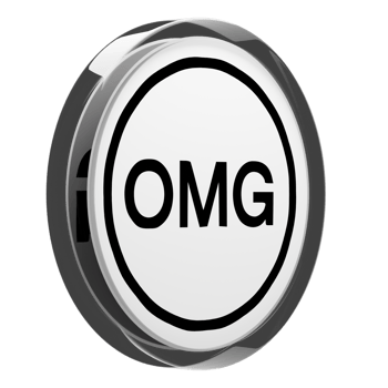 OMG Network ,OMG Glass Crypto Coin 3D Illustration png