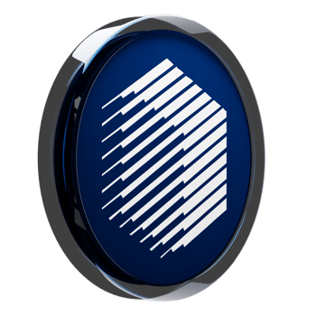 REN Glass Crypto Coin 3D Illustration png