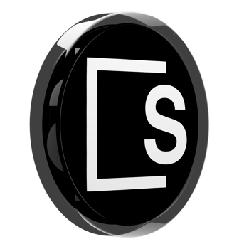 SKALE ,SKL Glass Crypto Coin 3D Illustration png