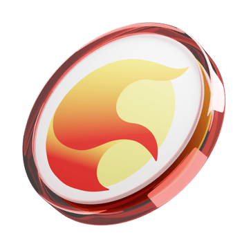 Terra ,LUNA Glass Crypto Coin 3D Illustration png