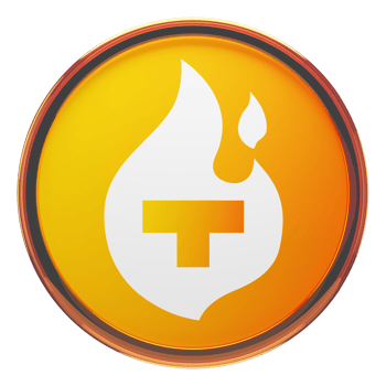 Theta Fuel ,TFUEL Glass Crypto Coin 3D Illustration png