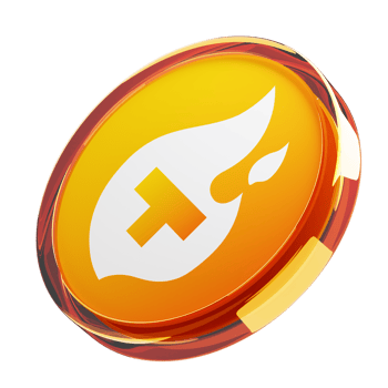 Theta Fuel ,TFUEL Glass Crypto Coin 3D Illustration png