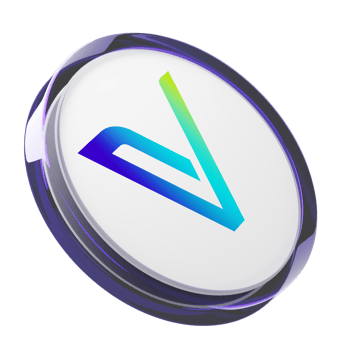 VeChain ,VET Glass Crypto Coin 3D Illustration png