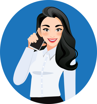 Female use smartphone or Business women chatting or surfing internet on mobile phone. Communication Concept of person hold mobile phone cartoon png