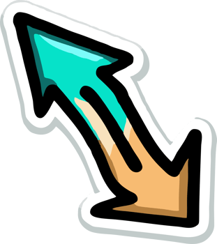 arrow stickers png graphic clipart design
