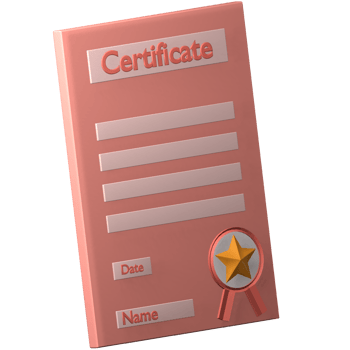 certificate 3d icon png