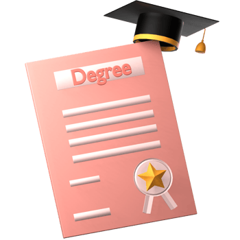 education degree 3d icon png