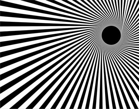 Abstract sun poster. Boho contemporary background modern mid century style, geometric wall decor. Vector illustration