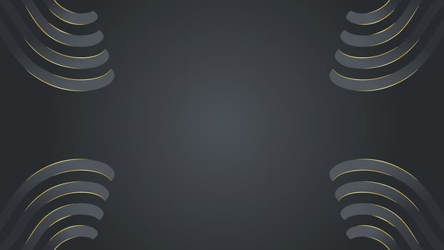 Abstract Black Background with Copy Space vector