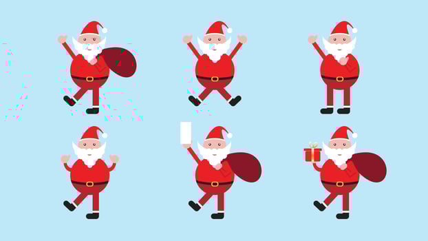 Santa Clause Illustrations vector