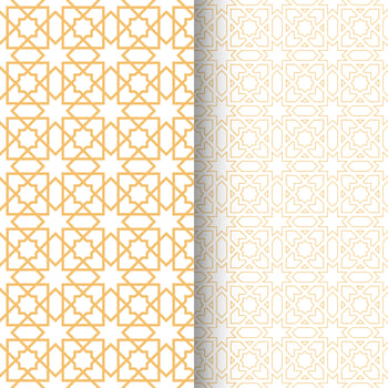 Traditional Islamic Seamless Geometric Pattern vector Illustration