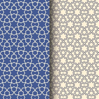 Islamic Ornamental Geometric Circular pattern Vector Design