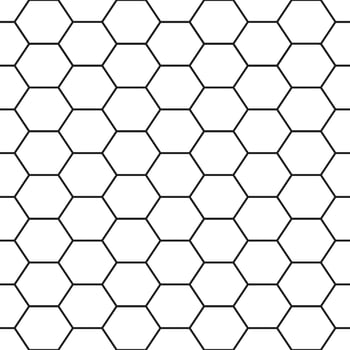 Seamless Hexagon Pattern vector