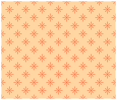 Illustration of Orange Flower Pattern Seamless Wallpaper Background png