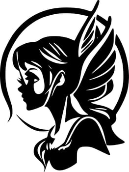 Fairy - High Quality Vector Logo - Vector illustration ideal for T-shirt graphic