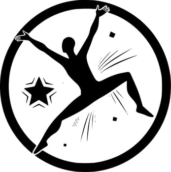 Gymnastics - High Quality Vector Logo - Vector illustration ideal for T-shirt graphic