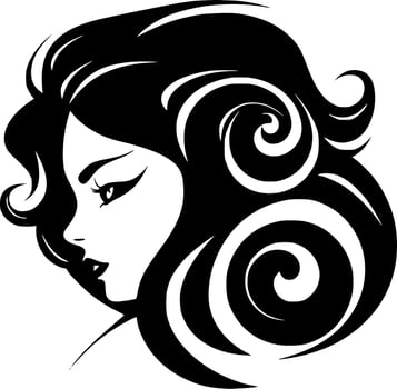 Hair - High Quality Vector Logo - Vector illustration ideal for T-shirt graphic