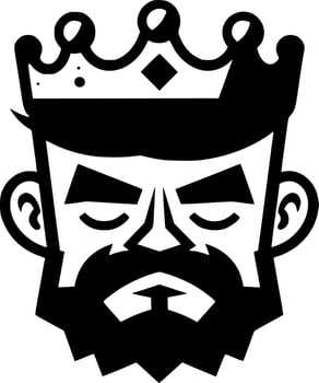 King - High Quality Vector Logo - Vector illustration ideal for T-shirt graphic