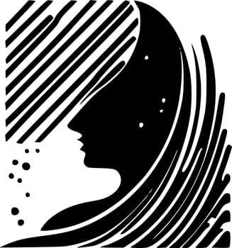 Lines, Minimalist and Simple Silhouette - Vector illustration
