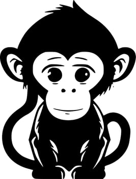 Monkey - High Quality Vector Logo - Vector illustration ideal for T-shirt graphic