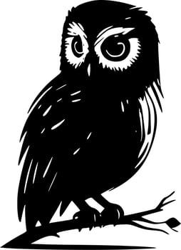 Owl - High Quality Vector Logo - Vector illustration ideal for T-shirt graphic