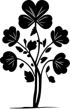 Shamrock - Minimalist and Flat Logo - Vector illustration