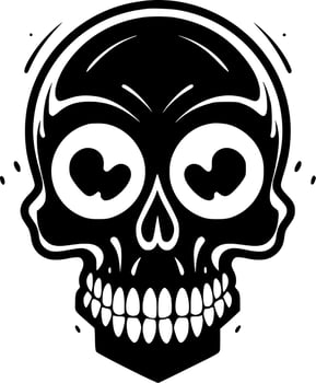 Skull - High Quality Vector Logo - Vector illustration ideal for T-shirt graphic