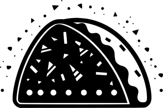 Taco - Minimalist and Flat Logo - Vector illustration