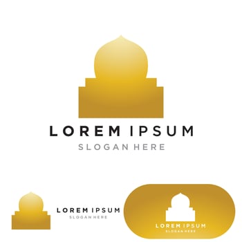 Mosque icon vector Illustration design template