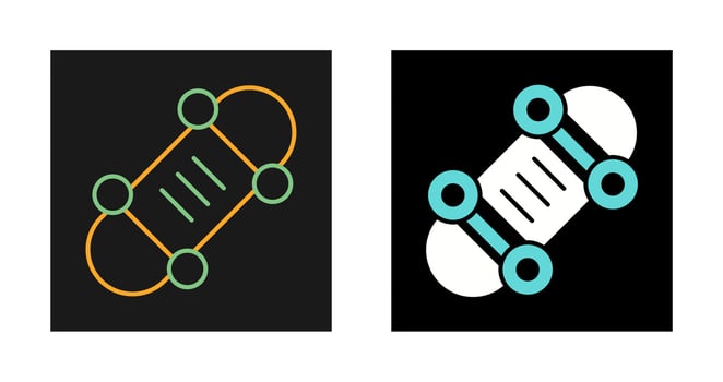 Skateboard Vector Icon