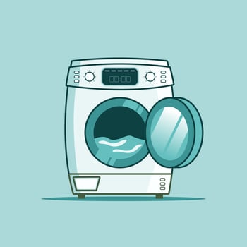 washing machine illustration design vector