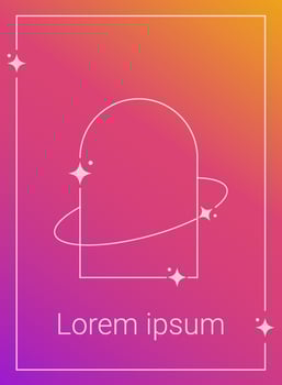 Retro background with abstrackt shapes, dots and geometric forms vector