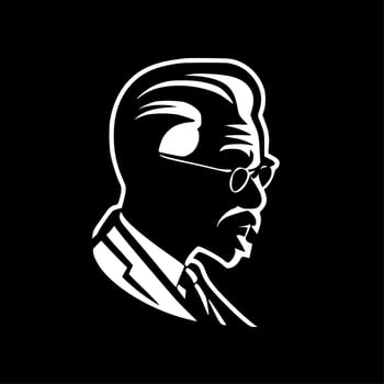 Black History, Minimalist and Simple Silhouette - Vector illustration