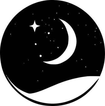 Celestial - Minimalist and Flat Logo - Vector illustration