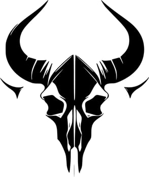 Cow Skull - High Quality Vector Logo - Vector illustration ideal for T-shirt graphic