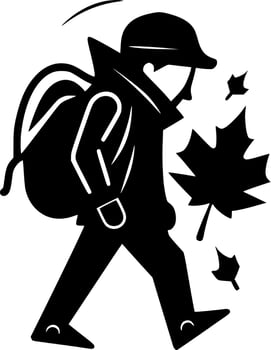 Fall - High Quality Vector Logo - Vector illustration ideal for T-shirt graphic