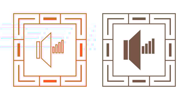 Audio High Volume Vector Icon