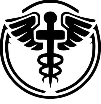 Medical, Minimalist and Simple Silhouette - Vector illustration