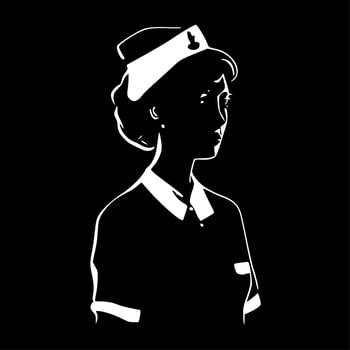 Nurse - High Quality Vector Logo - Vector illustration ideal for T-shirt graphic