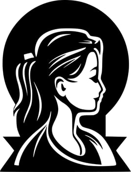 Nursing - Minimalist and Flat Logo - Vector illustration