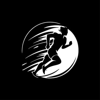 Sport, Minimalist and Simple Silhouette - Vector illustration