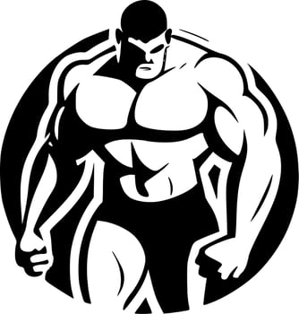 Wrestling - High Quality Vector Logo - Vector illustration ideal for T-shirt graphic