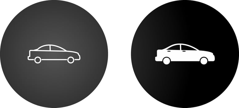 Commercial Business Car Vector Icon