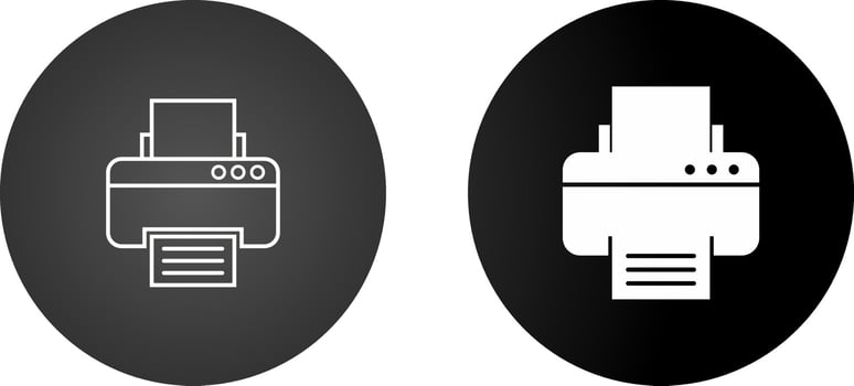 Printer Vector Icon