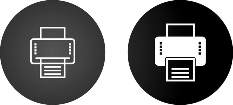 Printer Vector Icon