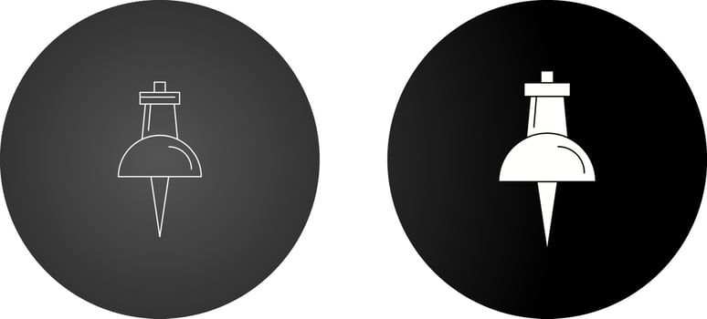 Push Pin Vector Icon