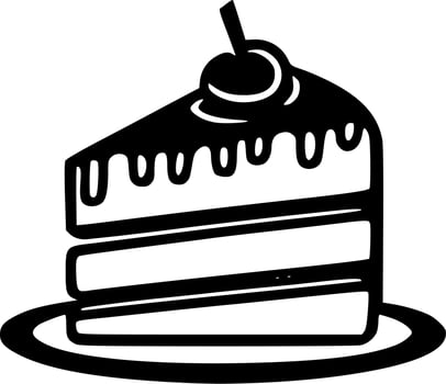 Birthday Cake - High Quality Vector Logo - Vector illustration ideal for T-shirt graphic